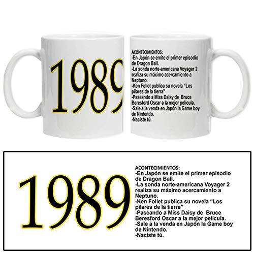 L'Informal Tazas acontecimientos años cumpleaños Eventos (1989)