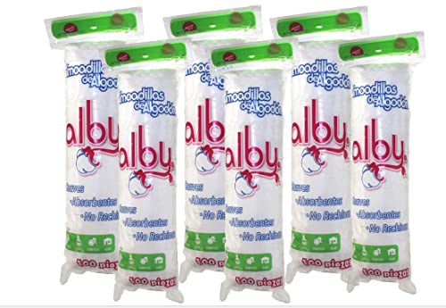 Catálogo para Comprar On-line Algodon disponible en línea para comprar. 41 ALBY ALMOHADILLA DE ALGODÓN C/100 PZS (PACK DE 6) 600 PIEZAS DE ALMOHADILLA FACIAL ALBY DESMAQUILLANTE ABSORBENTE E HIPOALERGÉNICA PADS DESMAQUILLANTES 100/ALGODÓN CUIDADO...