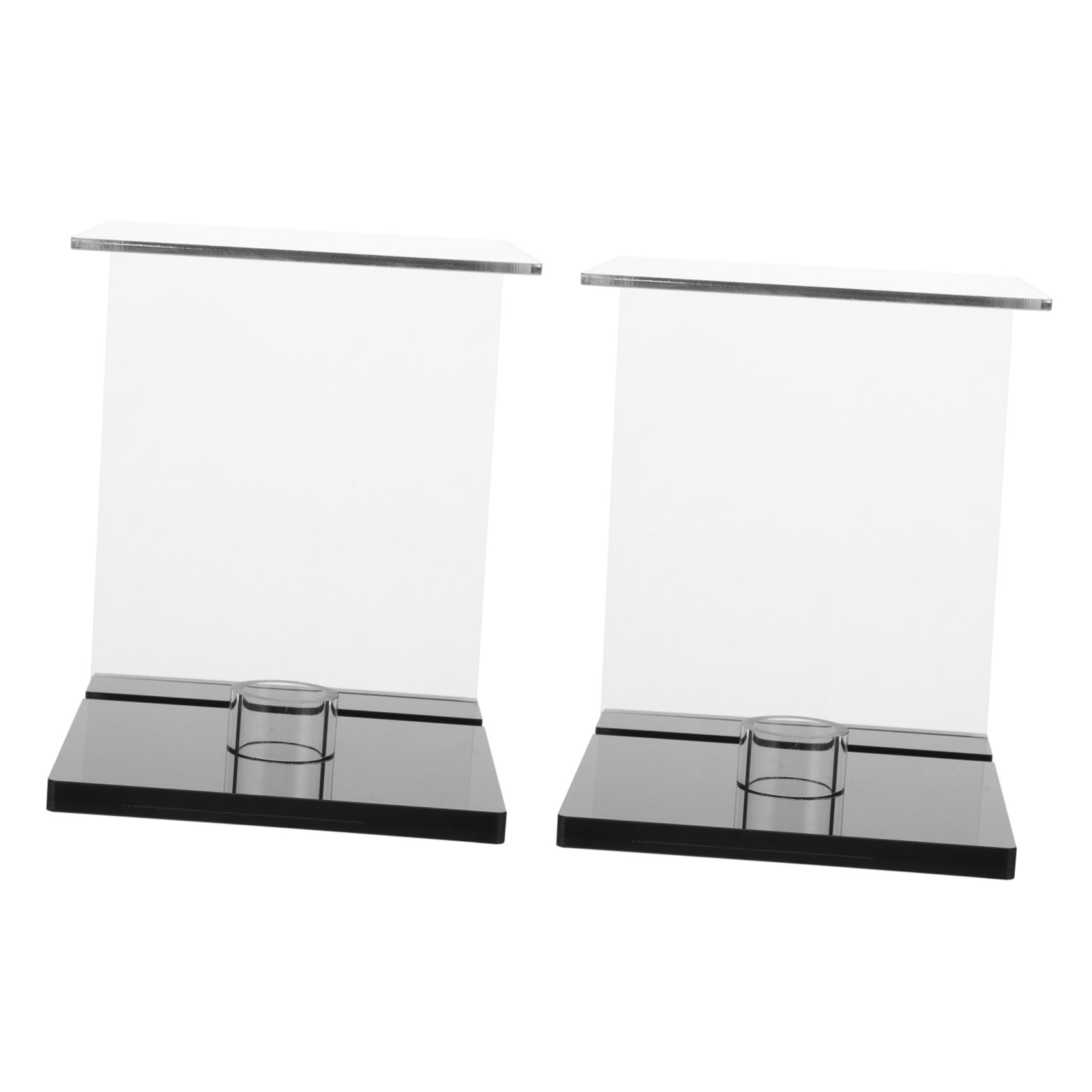 UKCOCO 2piezas Expositor De Cajas De Bolas Transparente Soporte Acrílico para Balones De Béisbol Base De Sóftbol para Proteger Recuerdos Autografiados Unidades para Exhibir Estante o