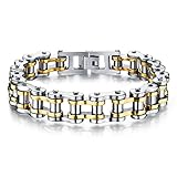 Matériau : Ce bracelet est en acier inoxydable, un matériau particulièrement attrayant, hypoallergénique et sans danger pour la peau.