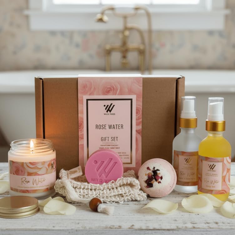 Wild Vibes Rose Water Gift Box - Aromatherapy Set -2