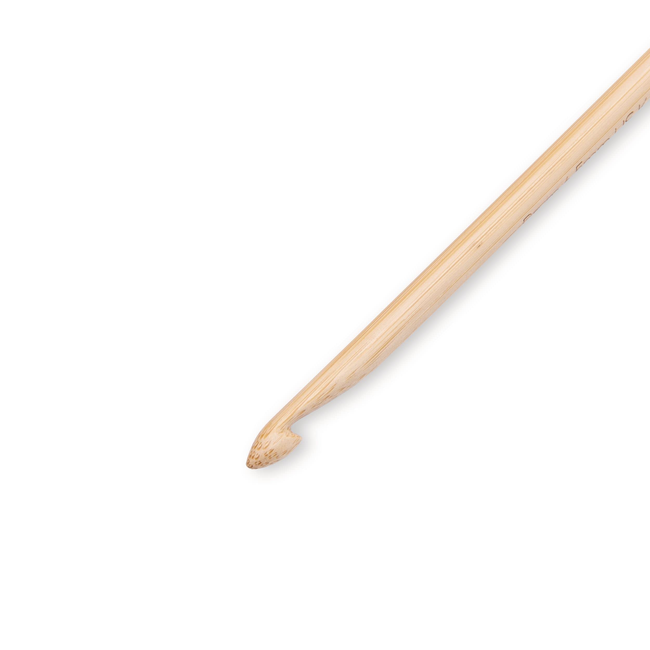 Prym 197613 Wool Crochet Hook Bamboo 15 cm 6.5 mm, wood - Image 3