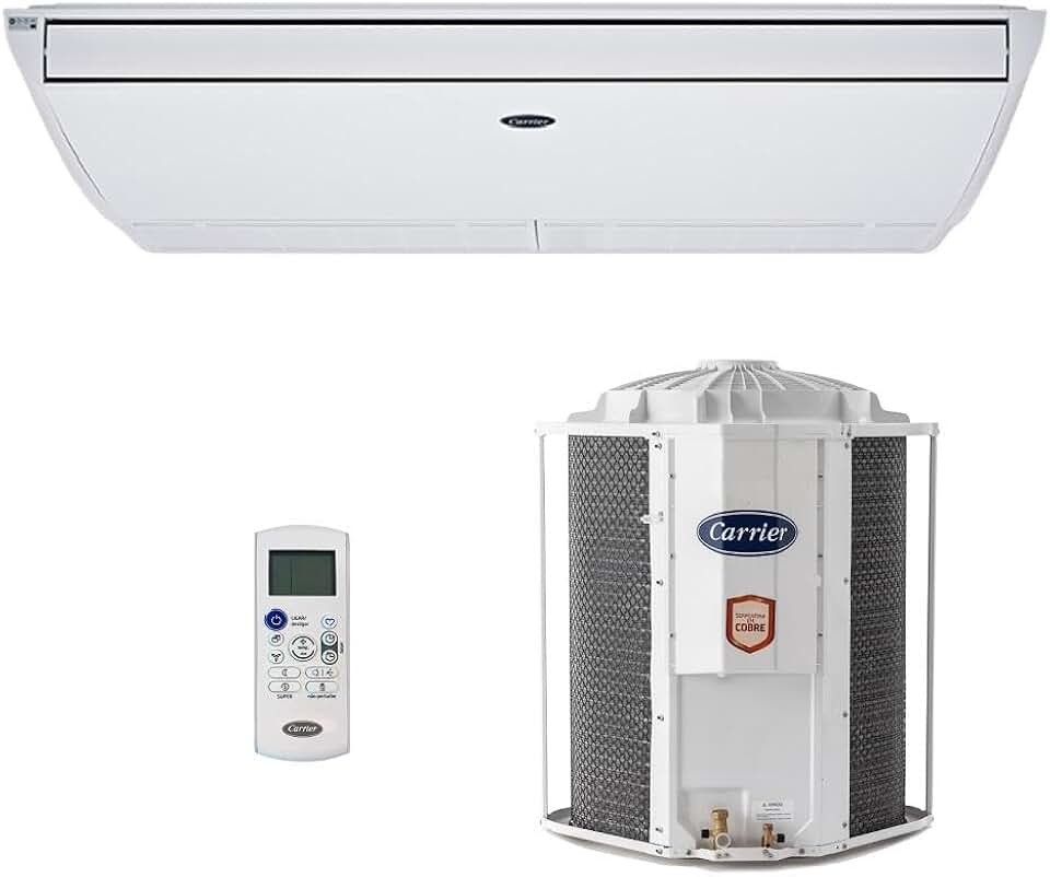Ar condicionado Split Teto Carrier Xperience Fixo 36.000 BTU/h Frio Monofásico Branco 42ZQB36C5/38CCW036515MC 220V