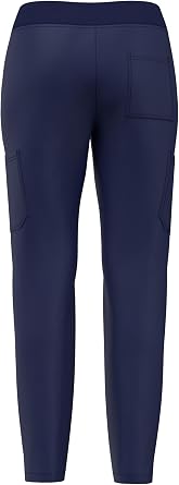Stretch Skinny Scrubs Set for Women, V-Neck Scrubs Top & Skinny Pants with 5 Pockets, Medical Uniforms for Women JYC310
