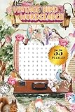 microsoft frontpage 2013  SWEET VINTAGE BIRD WORD SEARCH  55 PUZZLES, 110 PAGES LARGE PRINT BEAUTIFUL DETAILED FRONT AND BACK COVER: 6x9 inches PUZZLE BOOK : PERFECT GIFT ... Entertainment for Adults, Seniors and teens