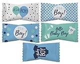 Baby Boy Butter Mints With Multi color Wrap (50 pieces)