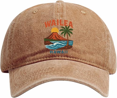 Wailea Hawaii Coffee Vintage Dad Hat Unisex Baseball Cap