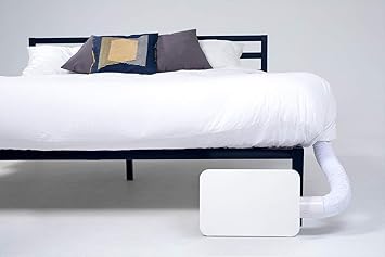BedJet 3 Climate Comfort for Beds, Cooling Fan + Heating Air Bundle with Cloud Sheet (Queen/Full Size Sheet)