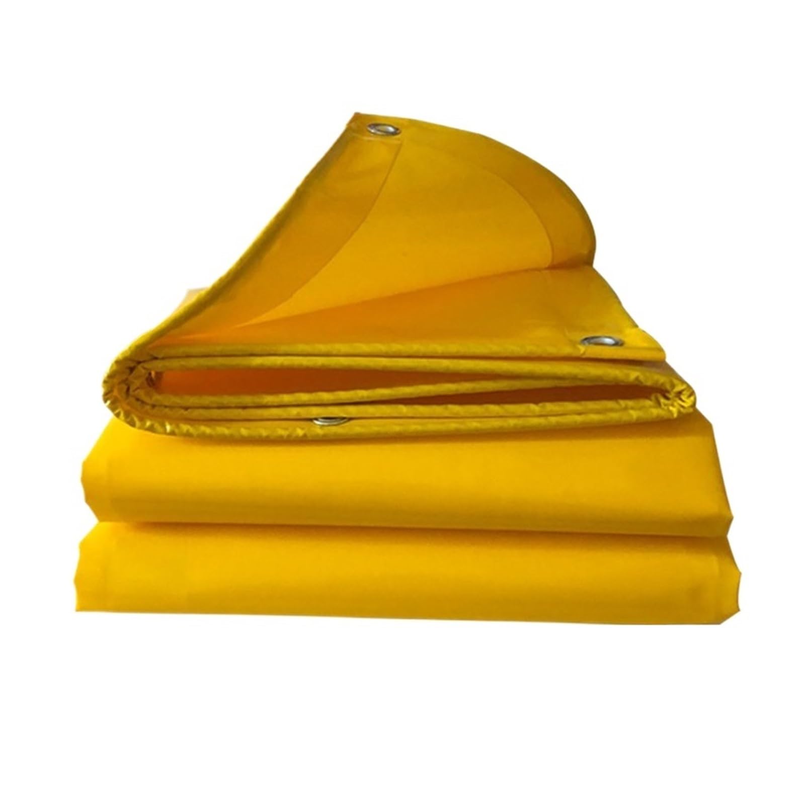 Chenghw 600Gsm Yellow 600Gsm Pvc Tarpaulin Outdoor Canopy Waterproof Tarp Awning Rainproof Planting Courtyard Gazebo Balcony Pavilion Cover(,3X5m)