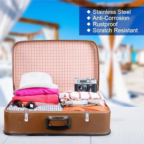 8 Stücke 90 Grad Kistenverschluss Edelstahl, Spannverschluss 90 grad, Hebelverschluss, Kistenverschluss, 304 Edelstahl Hebelverschluss Robuster Spannverschluss Metall Hebel Verschluss Für Case Box