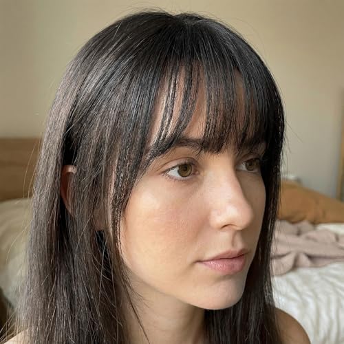 Frange à clipser pour masquer les cheveux gris et habiller le front