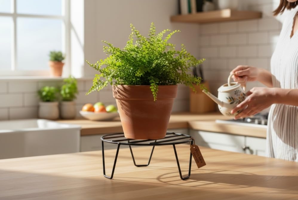 Image of Heavy Duty Stainless Steel Trivet Stand | Heat Resistant Pot Holder | Durable Kitchen Rack for Hot Utensils