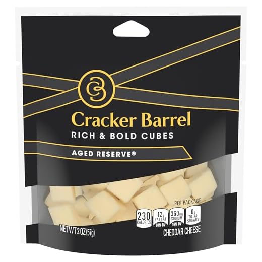 Cracker Barrel Cubes, Aged Reserve Cheddar Cheese (2 oz Bag)
