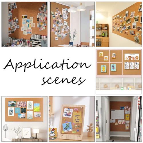 BENECREAT 2x0.4 m Selbstklebende Korkrolle, Korkplatten Mit 1mm Dicker Rückseite Matte Starke Selbstklebende Korkplatte Für Die Dekoration von Wandmöbeln, DIY-Projekte