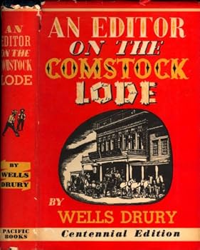 Hardcover An Editor on the Comstock Lode Book