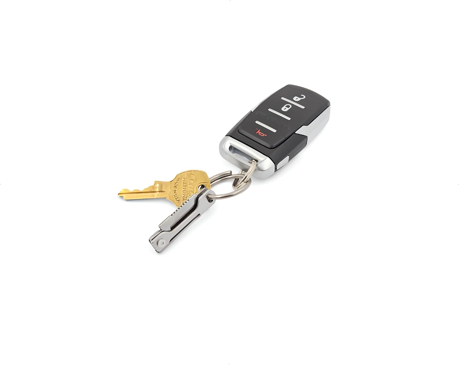 Keychain Box Opener - Made of Stainless Steel - Tiny Safe Package Cutter Tool (Keychain #1)