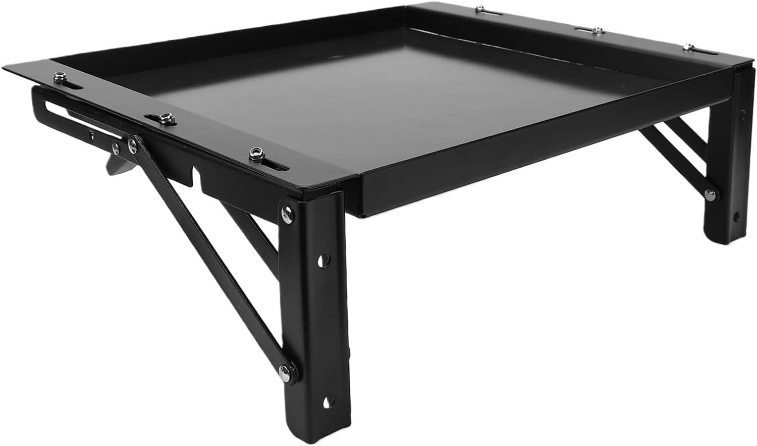 Fafeicy Foldable Work Table, Magnetic Tool Tray Fit for Packout Toolbox with Aluminum Alloy Bracket, Portable Workbench for Workshop and Jobsite Use