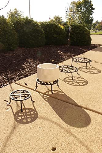 Red Carpet Studios Scroll Pattern Plant Stand, Wrought Iron #TOP4