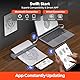 MUNBYN Tattoo Drucker Bluetooth, Stencil Drucker, Tattoo Printer Thermodrucker mit 20 Blatt A4 Transferpapier, Kompatibel mit Android iOS macOS Windows, ITP05, Grau