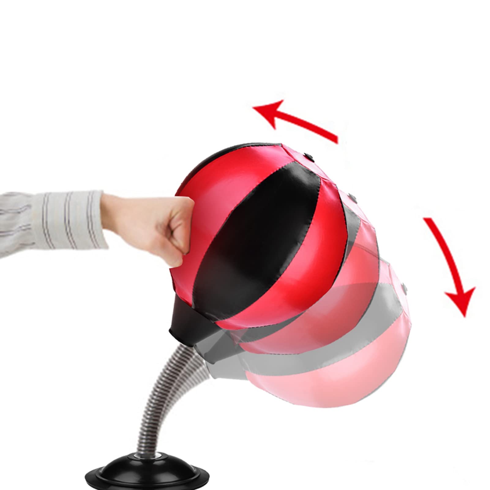 Desktop Punch Bag avec Pompe pour Soulagement du Stress au Bureau
