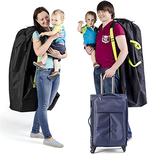 image for V VOLKGO Gate Check Double Stroller Bag for Airplane Travel | Extra La