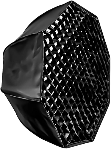 SOU FOTO Softbox Octagonal 150cm Bowens com Grid e Dupla Tela Difusora SBB-150G2 para Estúdio Fotográfico