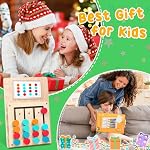 Jeu de Puzzle de Matching Couleur Montessori Cerveau Teasers Jeu pour les Enfants Age 3 4 5 6 7 Jouets de voyage sur route pour les garçons & Filles Handheld Jeux pour Voyage Idéal Cadeaux d'anniversaire de Noël