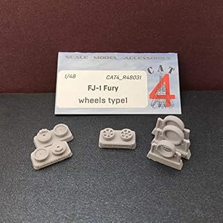 CAT4 R48031-1/48 FJ-1 Fury Wheels Type 1, Scale Model Accessories kit