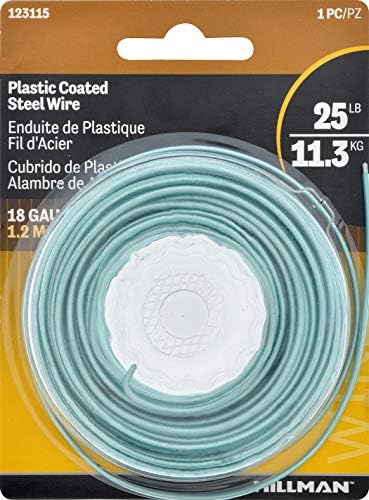 The Hillman Group 123115 18 Plastic Coated Wire, 1-Pack,Teal Plastic image 5