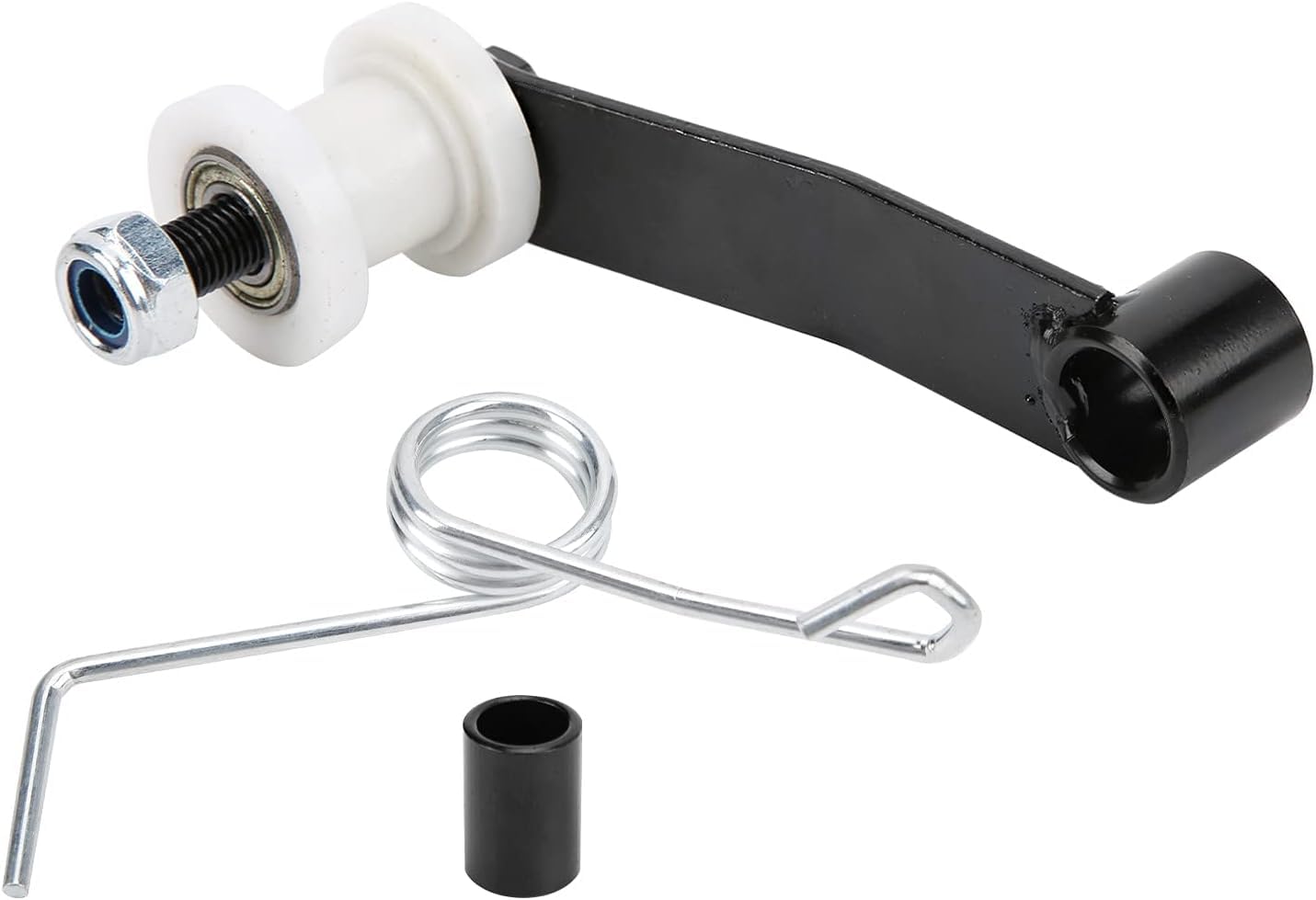 Aramox Tendeur de Chaîne avec Ressort, Guide de Tendeur de Chaîne de Moto pour ATV Go Kart 110 125 150 200 250 420 428 530 Chaîne