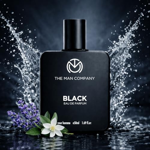 Image of The Man Company Black Eau De Parfum For Men | Fresh Woody Fragrance | Long-Lasting Scent | Evening & After-Hours Wear | 50ml