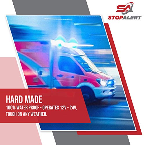 Stop-Alert Wigwagger 240 Headlight Wig Wag Alternating Flasher Electronic Relay Led Xenon Halogen Hid Incandescent - Emergency Police Ambulance Trucks 10 Amp 240W 12-24V 150 Fpm #TOP5