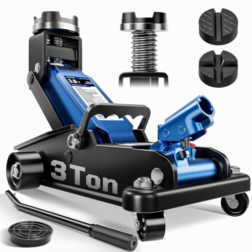 AUTOWN 3 Ton Floor Jack for SUVs Trucks