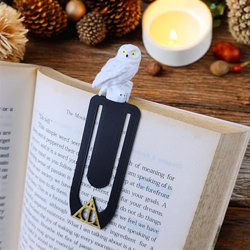 Image of HP Theme Plastic Bookmark Set | Pack of 3 Durable & Vibrant Wizard-Inspired Page Markers for Books, Novels, Journals & Study Use | 9L x 1.5W cm