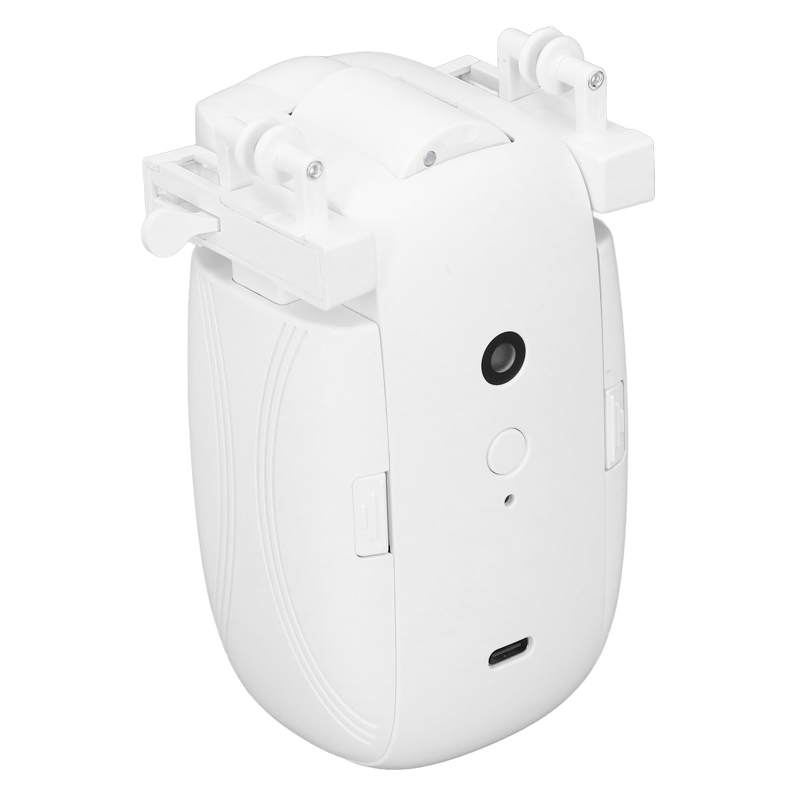Jeffergarden Intelligenter Vorhangöffner, ABS-WLAN-Fernbedienung, Elektrischer Vorhangroboter, Geräuscharme APP-Timer-Steuerung, 3,7 V, 4000 MAh, für U-Schiene I-Schiene Im Schlafzimmer, Wohnzimmer,