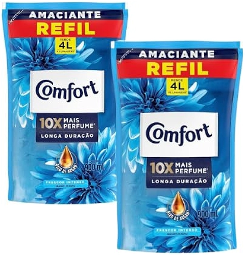 Kit 2x Comfort Refil 900ml – Amaciante Concentrado Original