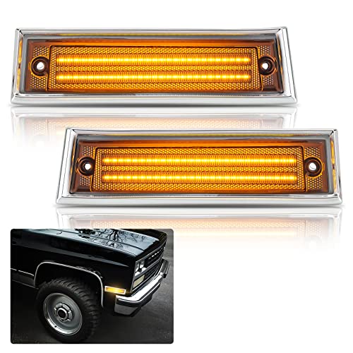 LED Side Marker Lights for 1981-1991 Chevy/GMC Suburban Blazer Jimmy