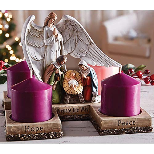 FA Dumont Nativity Advent Candleholder with Candles