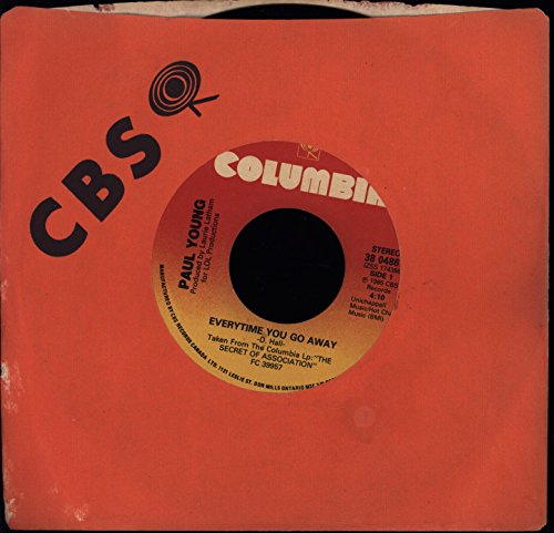 Album art for Everytime You Go Away / This Means Anything by Paul Young