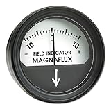 Magnaflux 2480 Magnetic Field Indicator, Non-Calibrated, -10 Gauss to 10 Gauss, Plastic