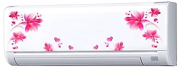 Decopix ac Sticker Fridge Sticker Wall Sticker Split Ac Stickers Air Conditioner Sticker - Standard Size (Fit for All Models/Sizes/Brands) (Vinyl, Multicolor) - Sm6001