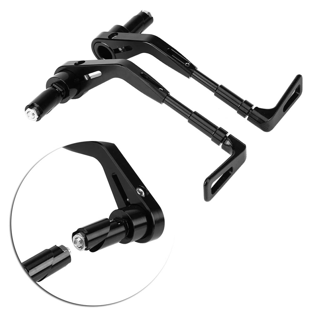 KIMISS 1 Paire de leviers de Frein d'embrayage réglable de Moto protège Universel pour Guidon 22 mm