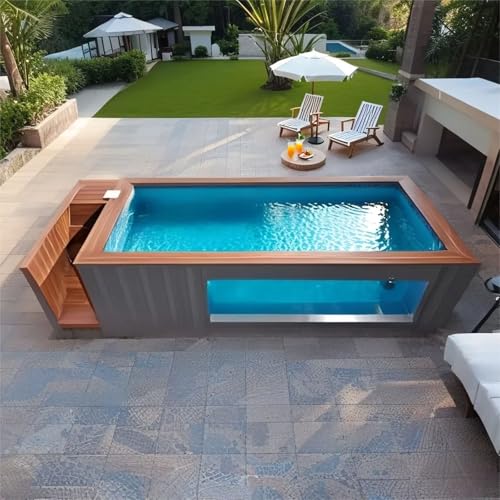 Piscina modular para cualquier espacio, diseños personalizables sobre el suelo y enterrados con instalación rápida, marco de acero duradero, uso comercial residencial