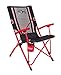 Coleman Bungee Chair Sedia Pieghevole, Grigio Rosso, L
