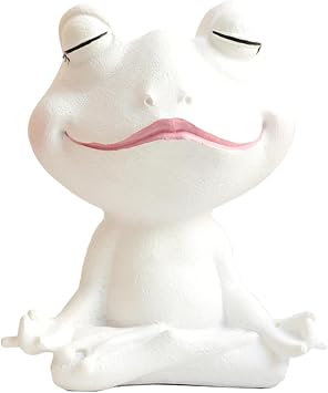 Vase, Strong Color Contrast Succulent Planter Pot, Ceramic Frog Succulent Planter Multipurpose Pot, Ceramic Vase for Home Living Room Dining Table Farmhouse Office Decor White