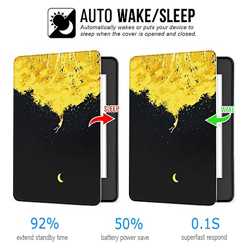 Case para Novo Kindle 10a. geração com iluminação embutida Função Liga/Desliga (Pequeno Príncipe)