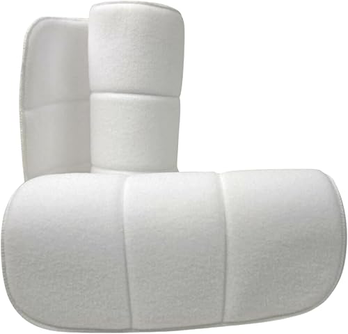 Vista 2 de Envolturas sin lazo, envolturas de almohada, vendajes de franela - Envolturas para caballos (14, combo de envoltura rápida)