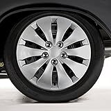 Upgrade Your Auto Set of Four 16' Silver Hubcap Wheel Covers for Honda Accord 2008-2012 (Push-on)