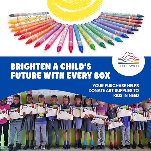 Color Swell Bulk Crayon Packs - 72 Boxes of 24 Vibrant Colored Crayons of Teacher Quality Durable Bulk Crayons for Classroom and Homen(case pack) by Color Swell - Image 7