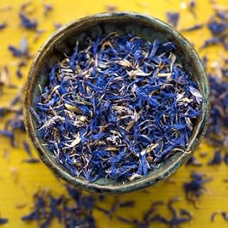 Edible Dried Natural Blue Cornflower Petals - 50g - Food Grade - Culinary - Cake- Bake - Baking - Decoration - Visit Our Store for Full Range & 25g/100g/250g/500g/1kg Options (201)